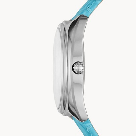🌼 NWT Fossil turquoise leather watch - Picture 3 of 6